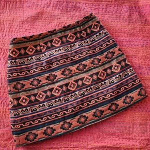 Forever 21 Embroidered Skirt - Size Small